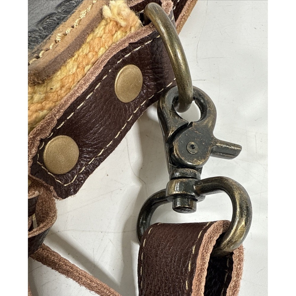 Myra Blue Stream Hand Tooled Fringed Bag Western Cowgirl - Picture 11 of 16